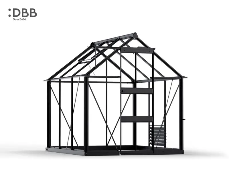 1653543917 The Premium P1 series Greenhouse DBB DouxBeBe Greenhouse 6ft black.jpg