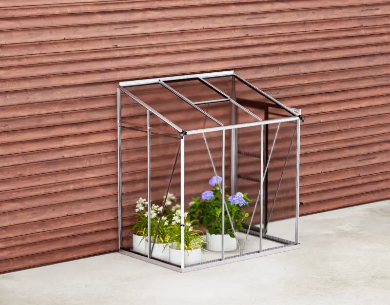 1654064969 The Lite L1 Lean to series DBB DouxBeBe Greenhouse 4ft silver（1） scaled.jpg